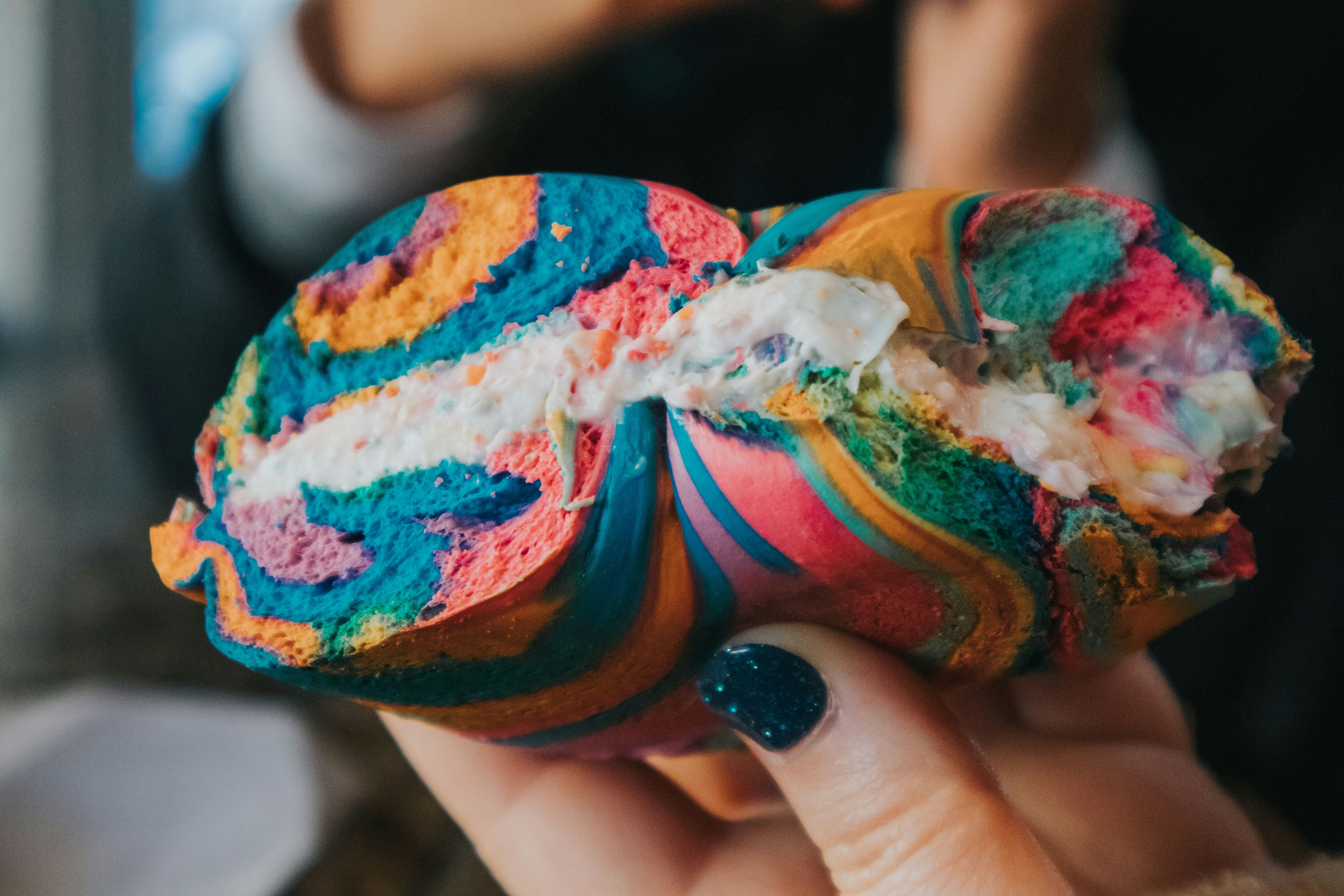 Picture of Rainbow Bagel